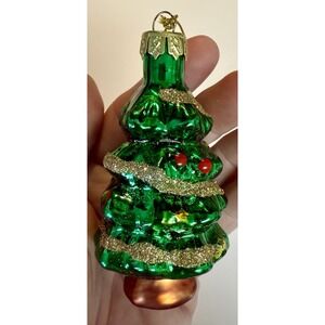 Vintage - Christmas Tree Blown Glass Ornament - Trim-A-Tree Traditions